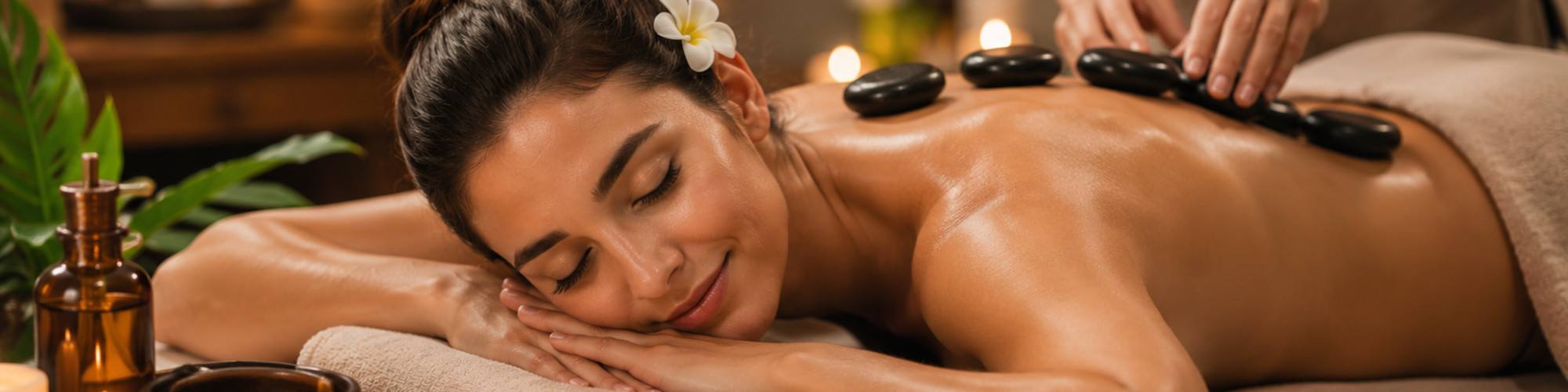 Tranquil massage therapy room at Uniq Massage in McKinney TX — choose your massage and two enhancements for a personalized wellness experience